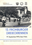 Programme cover of Frohburger Dreieck, 17/09/1972