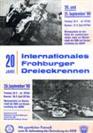 Programme cover of Frohburger Dreieck, 28/09/1980