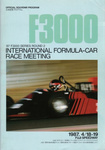 Programme cover of Fuji Speedway, 19/04/1987
