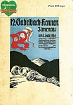 Programme cover of Gabelbach Hill Climb, 08/07/1934