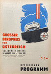 Programme cover of Gaisberg Hill Climb, 15/08/1958