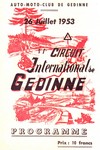 Programme cover of Gedinne, 26/07/1953