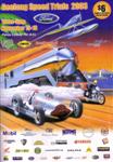 Programme cover of Geelong Speed Trials, 16/11/2003