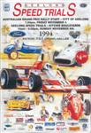 Programme cover of Geelong Speed Trials, 06/11/1994