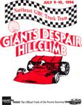 Programme cover of Giants' Despair Hill Climb, 10/07/1994
