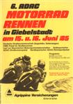 Programme cover of Giebelstadt, 16/06/1985