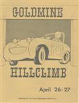 Programme cover of Gold Mine Hill Climb, 27/04/1975