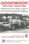 Programme cover of Goodwood Motor Circuit, 18/09/2011
