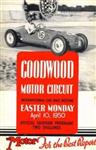 Programme cover of Goodwood Motor Circuit, 10/04/1950
