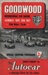 Programme cover of Goodwood Motor Circuit, 26/09/1953