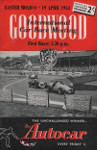 Programme cover of Goodwood Motor Circuit, 19/04/1954