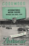 Programme cover of Goodwood Motor Circuit, 02/04/1956