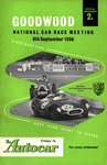 Programme cover of Goodwood Motor Circuit, 08/09/1956