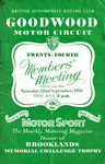 Programme cover of Goodwood Motor Circuit, 22/09/1956