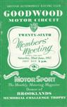 Programme cover of Goodwood Motor Circuit, 22/06/1957
