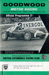 Programme cover of Goodwood Motor Circuit, 18/04/1960