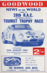 Programme cover of Goodwood Motor Circuit, 24/08/1963