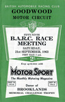 Programme cover of Goodwood Motor Circuit, 21/09/1963