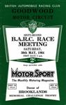 Programme cover of Goodwood Motor Circuit, 30/05/1964