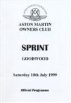 Programme cover of Goodwood Motor Circuit, 10/07/1999