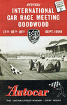Programme cover of Goodwood Motor Circuit, 19/09/1999