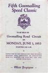 Programme cover of Goomalling, 01/06/1953