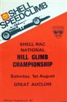 Programme cover of Great Auclum Hill climb, 01/08/1970