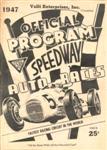 Programme cover of Greenville-Pickens Speedway, 1947