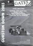 Programme cover of Gurston Down Hill Climb, 20/07/2003