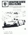 Programme cover of Gurston Down Hill Climb, 05/10/1969