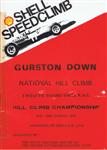 Programme cover of Gurston Down Hill Climb, 28/08/1972