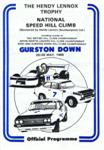 Programme cover of Gurston Down Hill Climb, 26/05/1985