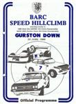 Programme cover of Gurston Down Hill Climb, 22/06/1986