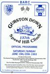 Programme cover of Gurston Down Hill Climb, 20/06/1993