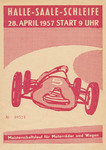 Programme cover of Halle-Saale-Schleife, 28/04/1957