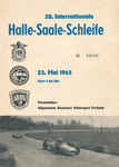 Programme cover of Halle-Saale-Schleife, 23/05/1965