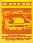 Programme cover of Hallett Motor Racing Circuit, 01/06/1980