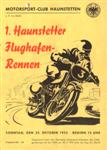 Programme cover of Haunstetten, 25/10/1953