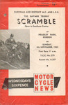 Programme cover of Headley Park, 04/11/1962