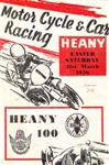 Programme cover of Heany, 31/03/1956