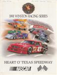 Programme cover of Heart O' Texas Speedway, 05/07/1991