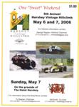 Programme cover of Hershey Hill Climb, 07/05/2006