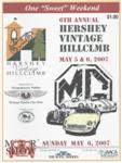 Programme cover of Hershey Hill Climb, 06/05/2007