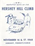 Programme cover of Hershey Hill Climb, 17/11/1968