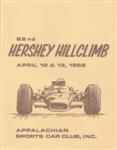 Programme cover of Hershey Hill Climb, 13/04/1969