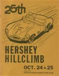 Programme cover of Hershey Hill Climb, 25/10/1970