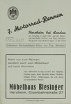 Programme cover of Herxheim bei Landau, 09/09/1934