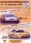 Programme cover of Hockenheimring, 16/09/2001