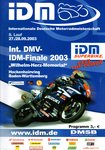 Programme cover of Hockenheimring, 28/09/2003