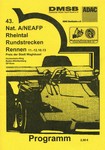 Programme cover of Hockenheimring, 12/10/2013